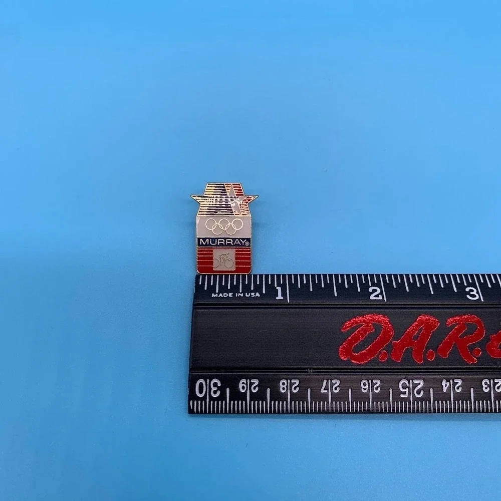 1984 Murray Olympics USA Cycling Pin Los Angeles Olympics Sponsor Hat Lapel Pin - Picture 4 of 5